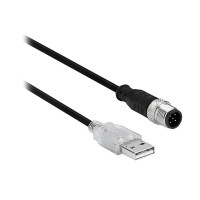 5-контактный адаптер USB M12 для встроенного программирования отключения световых штор безопасности, Telemecanique XZCRPC