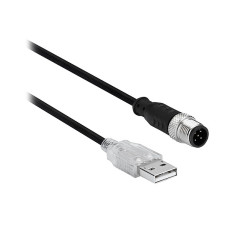 5-контактний адаптер USB M12 для вбудованого програмування вимкнення світлових штор безпеки, Telemecanique XZCRPC